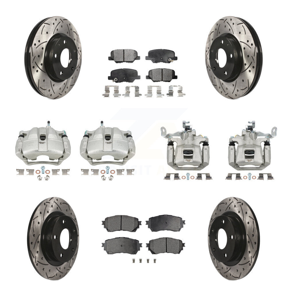 Disc Rotors and Brake Pads Kit-KCD-100345P - Kit.bestparts.ca