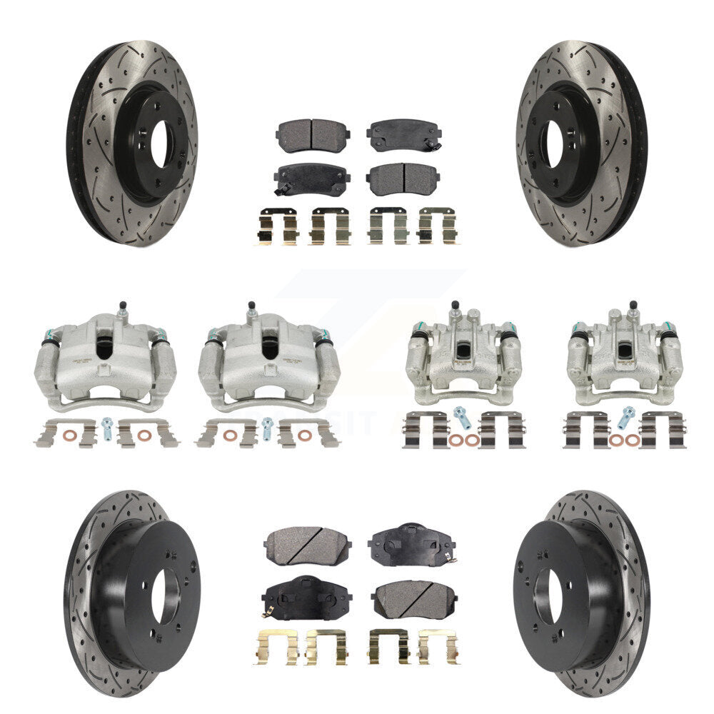 Disc Rotors and Brake Pads Kit-KCD-100351T - Kit.bestparts.ca