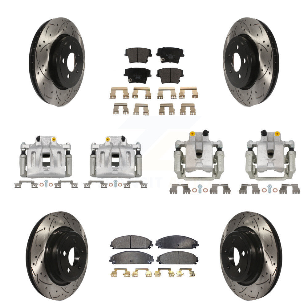 Disc Rotors and Brake Pads Kit-KCD-100374T - Kit.bestparts.ca Kit.bestparts.ca
