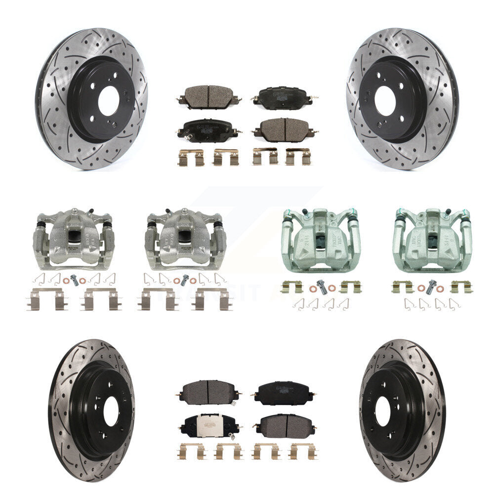 Disc Rotors and Brake Pads Kit-KCD-100437T - Kit.bestparts.ca Kit.bestparts.ca