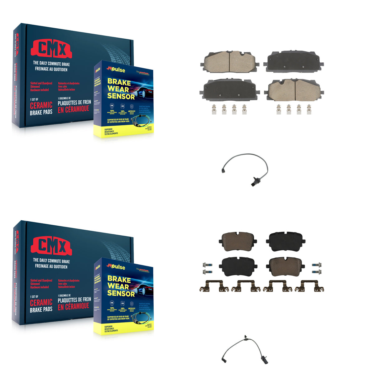 Brake Pads Kit-KCW-101288 Kit.bestparts.ca