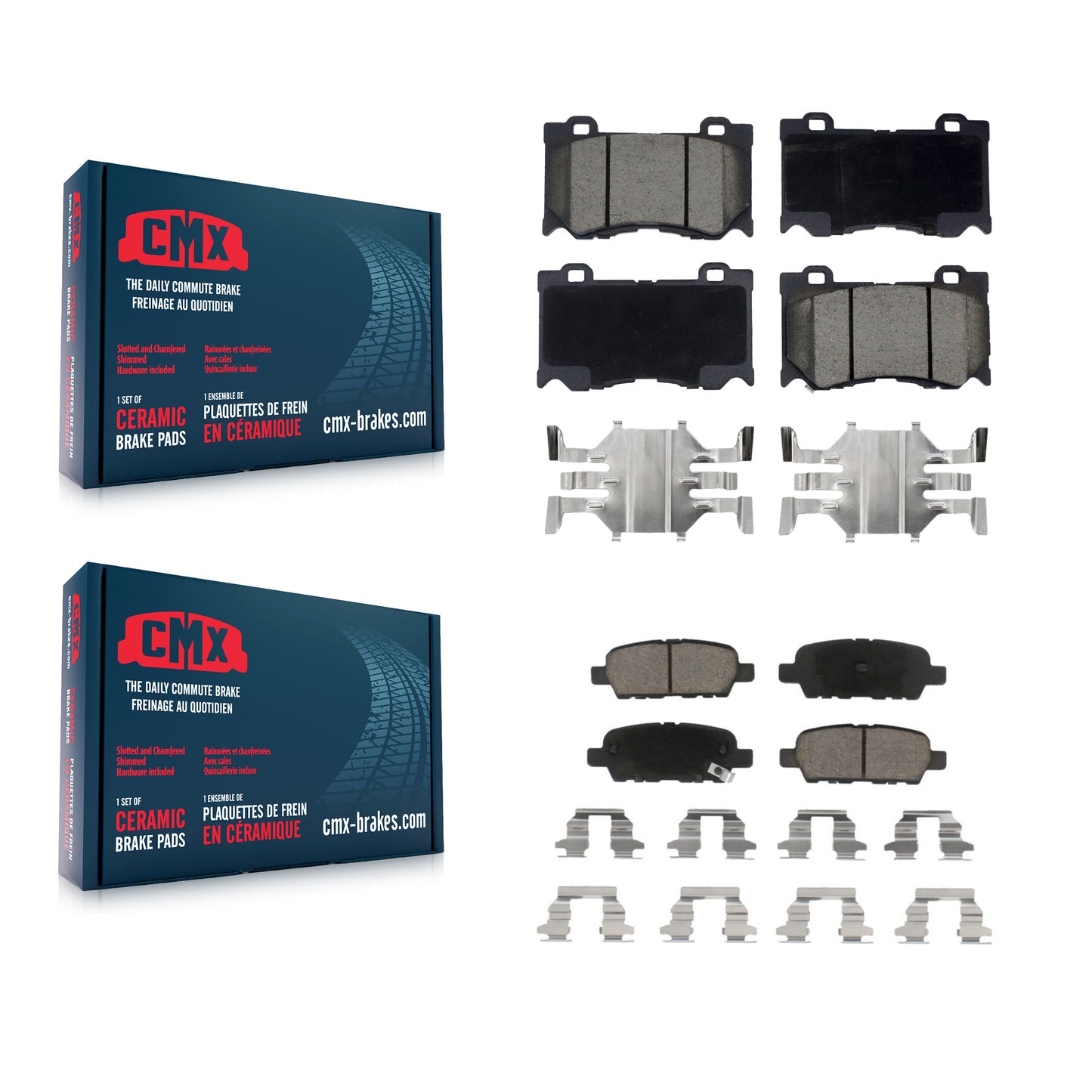 Brake Pads Kit-KCX-100722 Kit.bestparts.ca