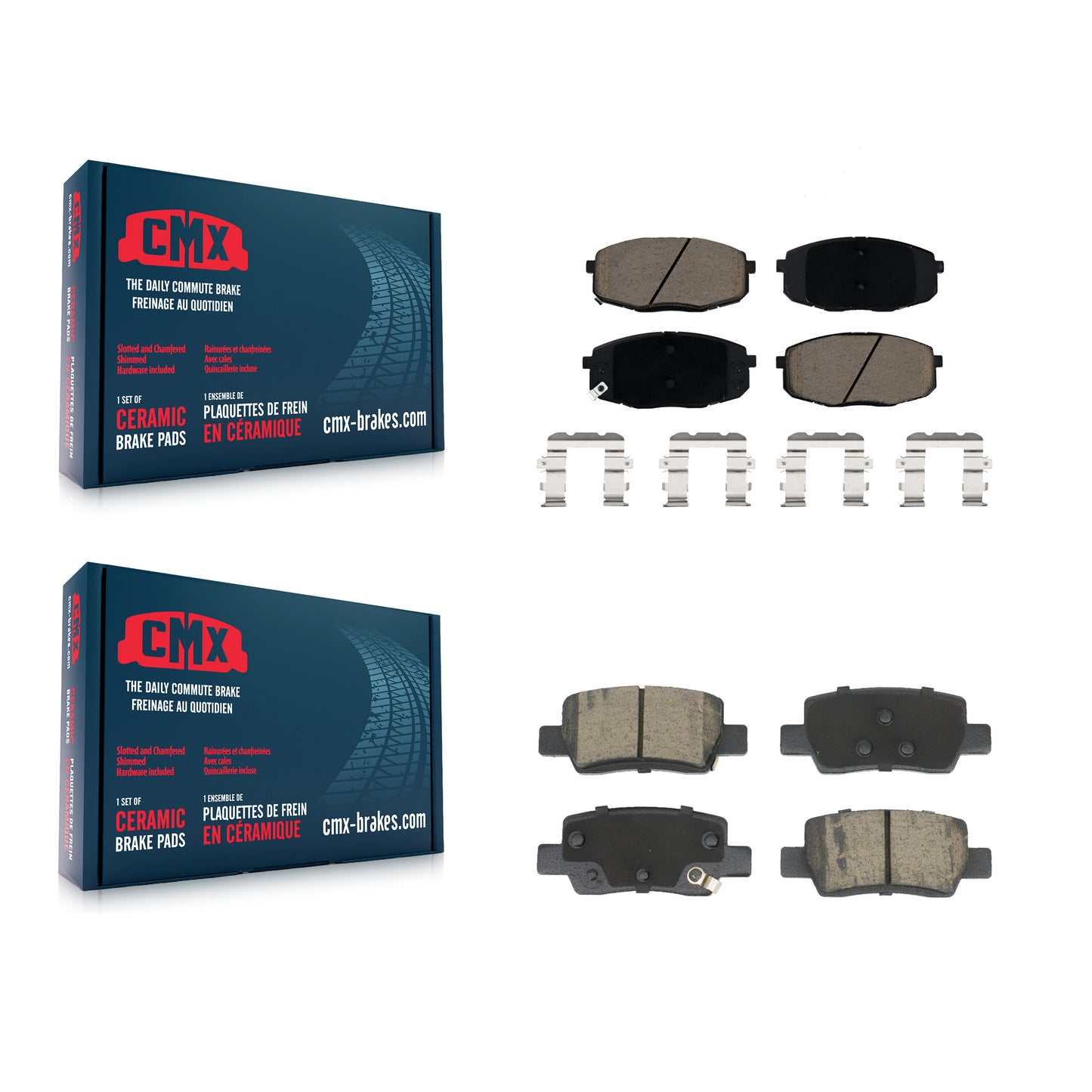 Brake Pads Kit-KCX-100745 Kit.bestparts.ca