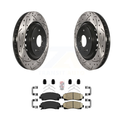 Coated Disc Rotors and Ceramic Brake Pads Kit-KDA-100010 - Kit.bestparts.ca