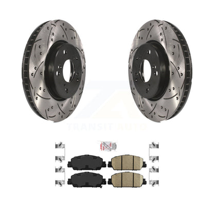 Coated Disc Rotors and Ceramic Brake Pads Kit-KDA-100016 - Kit.bestparts.ca