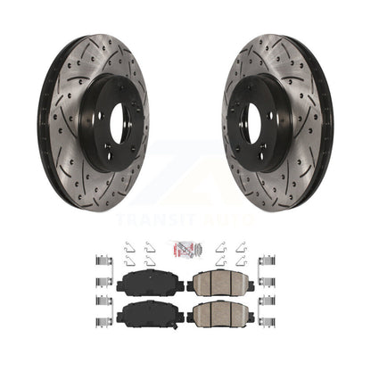 Coated Disc Rotors and Ceramic Brake Pads Kit-KDA-100018 - Kit.bestparts.ca