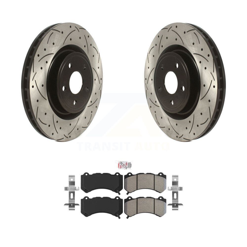 Coated Disc Rotors and Semi-Metallic Brake Pads Kit-KDA-100072 - Kit.bestparts.ca Kit.bestparts.ca
