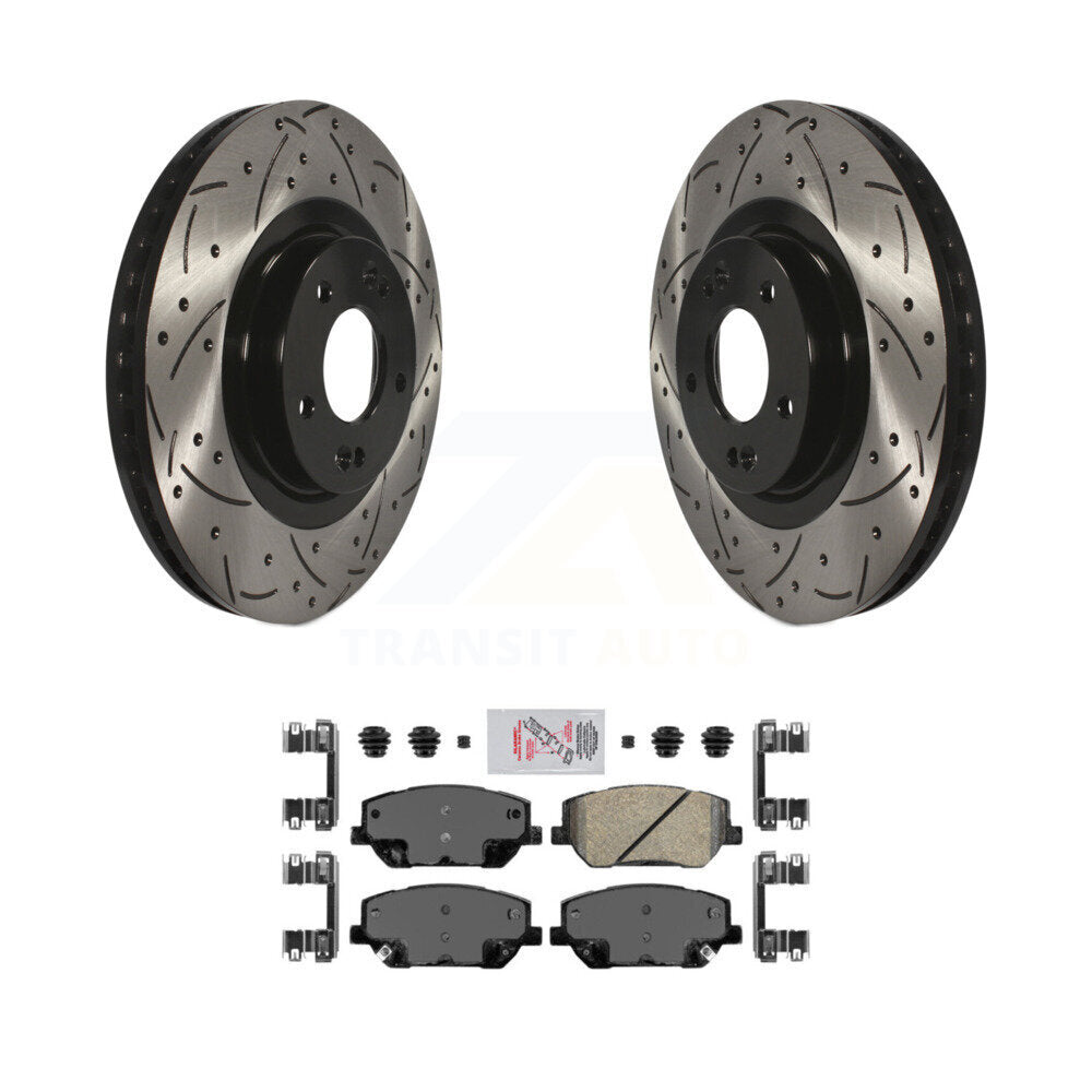 Coated Disc Rotors and Ceramic Brake Pads Kit-KDA-100099 - Kit.bestparts.ca Kit.bestparts.ca