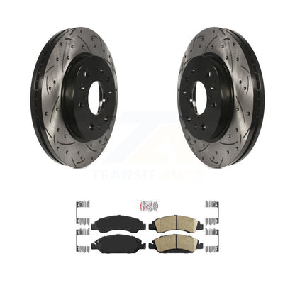 Coated Disc Rotors and Ceramic Brake Pads Kit-KDA-100106 - Kit.bestparts.ca