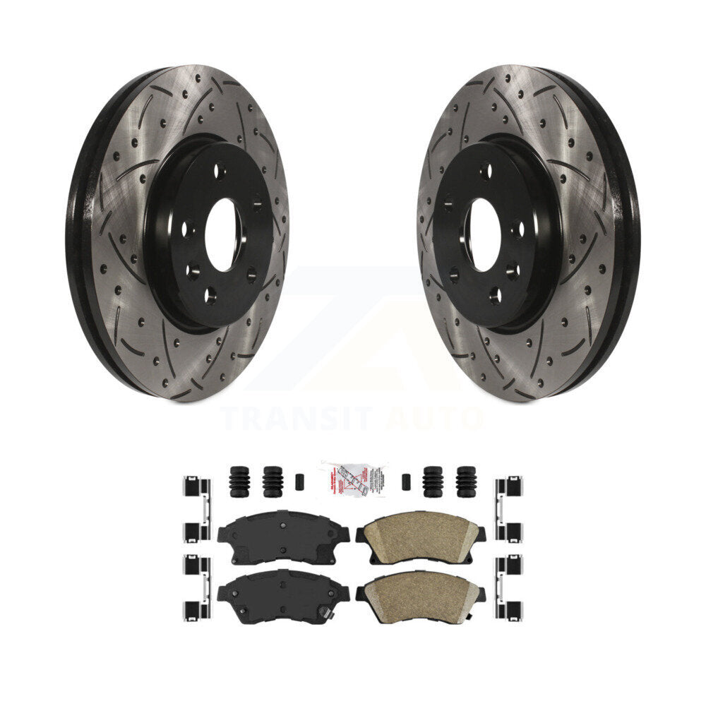 Coated Disc Rotors and Ceramic Brake Pads Kit-KDA-100124 - Kit.bestparts.ca Kit.bestparts.ca