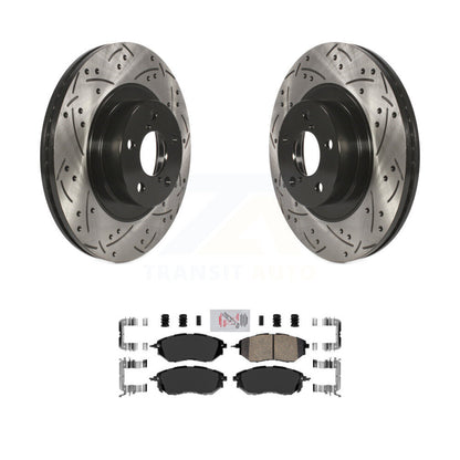 Coated Disc Rotors and Ceramic Brake Pads Kit-KDA-100143 - Kit.bestparts.ca