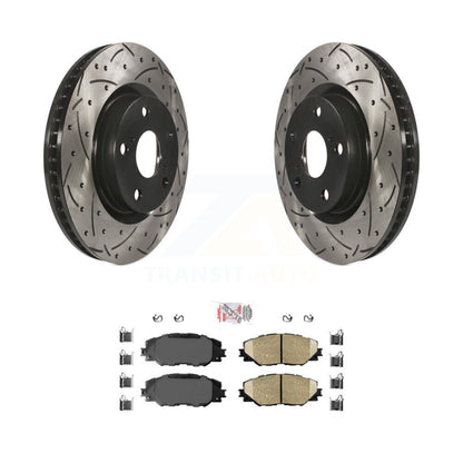 Coated Disc Rotors and Ceramic Brake Pads Kit-KDA-100181 - Kit.bestparts.ca