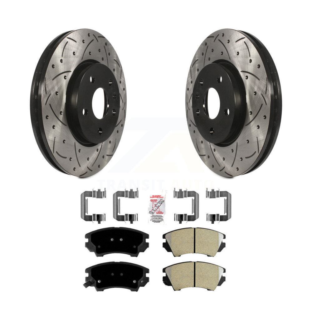 Coated Disc Rotors and Semi-Metallic Brake Pads Kit-KDA-100184 - Kit.bestparts.ca Kit.bestparts.ca