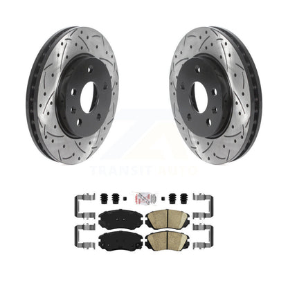 Coated Disc Rotors and Ceramic Brake Pads Kit-KDA-100190 - Kit.bestparts.ca