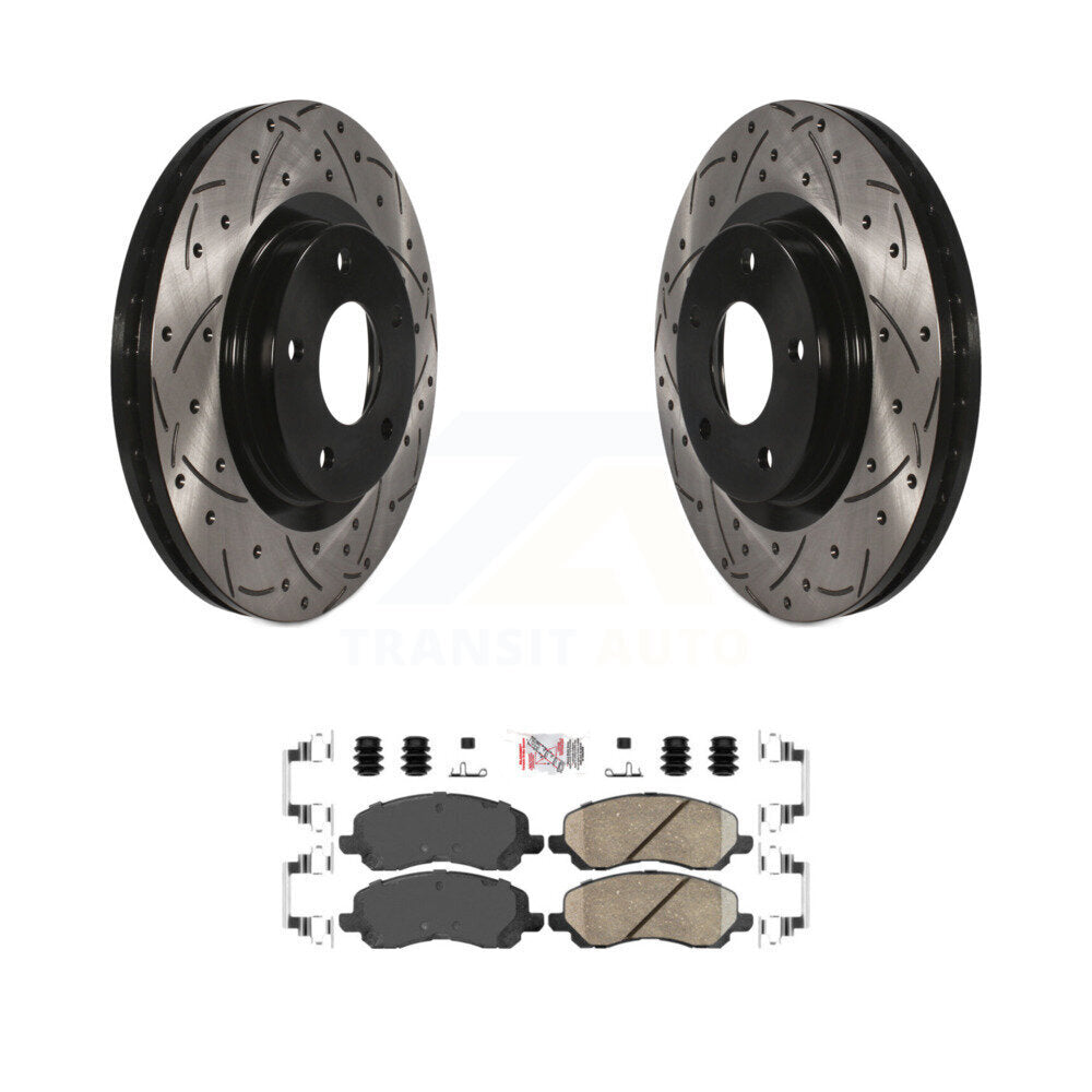 Coated Disc Rotors and Ceramic Brake Pads Kit-KDA-100199 - Kit.bestparts.ca Kit.bestparts.ca