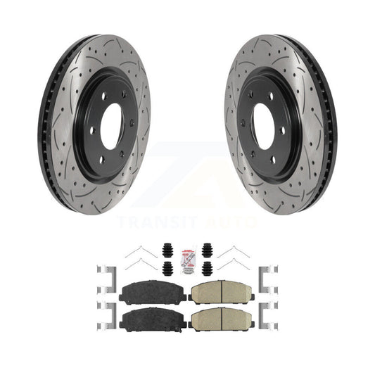 Coated Disc Rotors and Ceramic Brake Pads Kit-KDA-100201 - Kit.bestparts.ca