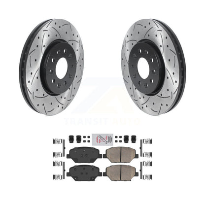 Coated Disc Rotors and Ceramic Brake Pads Kit-KDA-100204 - Kit.bestparts.ca