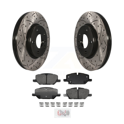 Coated Disc Rotors and Ceramic Brake Pads Kit-KDA-100208 - Kit.bestparts.ca