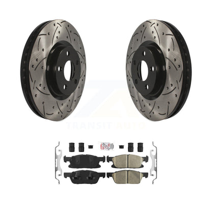 Coated Disc Rotors and Ceramic Brake Pads Kit-KDA-100215 - Kit.bestparts.ca