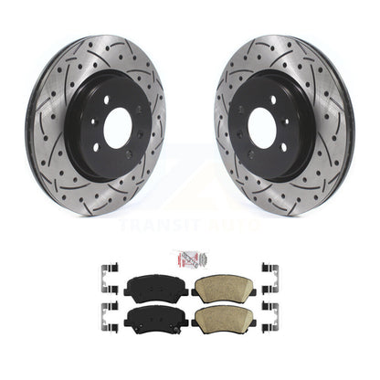 Coated Disc Rotors and Ceramic Brake Pads Kit-KDA-100227 - Kit.bestparts.ca