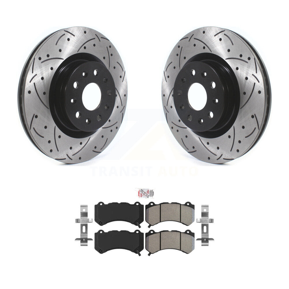 Coated Disc Rotors and Semi-Metallic Brake Pads Kit-KDA-100244 - Kit.bestparts.ca