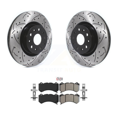 Coated Disc Rotors and Semi-Metallic Brake Pads Kit-KDA-100244 - Kit.bestparts.ca