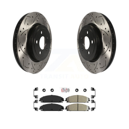 Coated Disc Rotors and Ceramic Brake Pads Kit-KDA-100252 - Kit.bestparts.ca