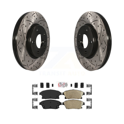 Coated Disc Rotors and Ceramic Brake Pads Kit-KDA-100266 - Kit.bestparts.ca