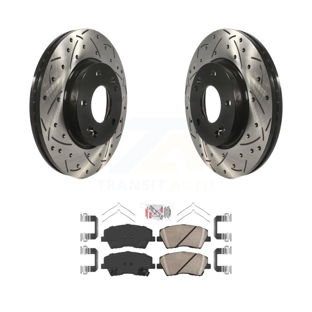 Coated Disc Rotors and Ceramic Brake Pads Kit-KDA-100291 - Kit.bestparts.ca Kit.bestparts.ca