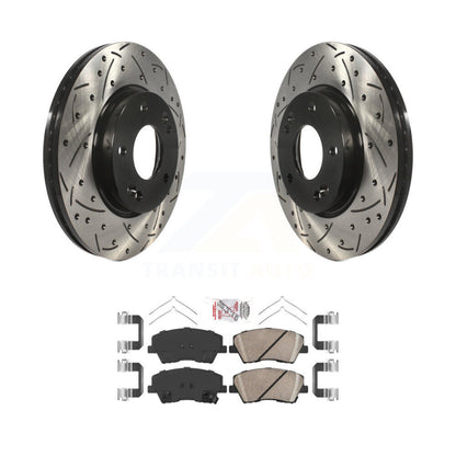 Coated Disc Rotors and Ceramic Brake Pads Kit-KDA-100291 - Kit.bestparts.ca