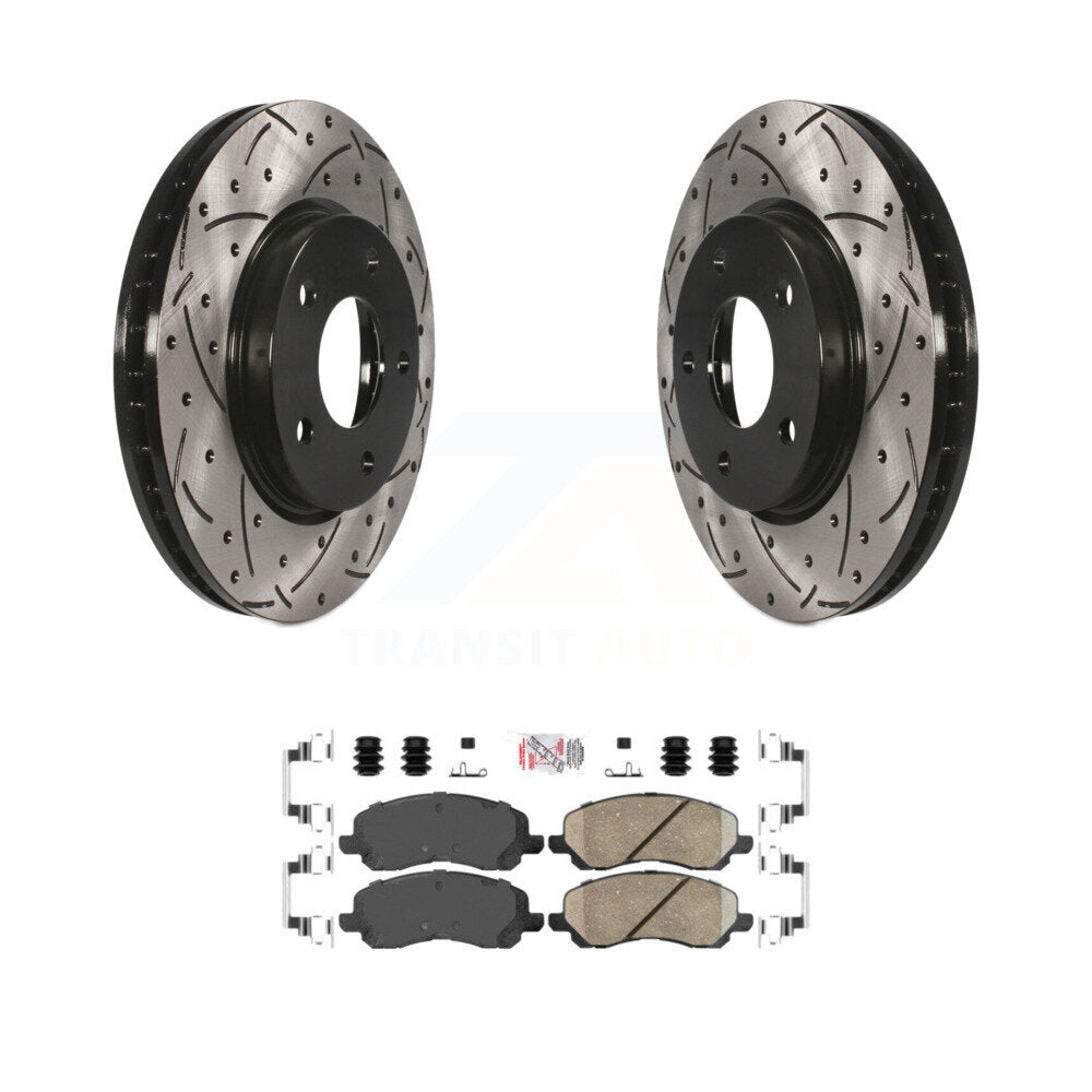 Coated Disc Rotors and Ceramic Brake Pads Kit-KDA-100328 - Kit.bestparts.ca Kit.bestparts.ca