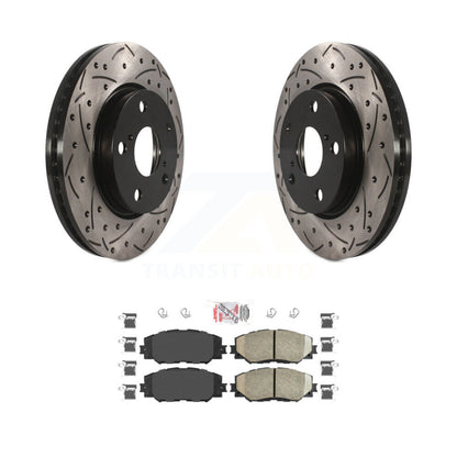 Coated Disc Rotors and Ceramic Brake Pads Kit-KDA-100350 - Kit.bestparts.ca