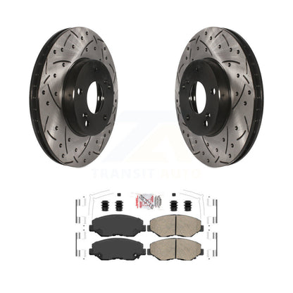 Coated Disc Rotors and Ceramic Brake Pads Kit-KDA-100355 - Kit.bestparts.ca