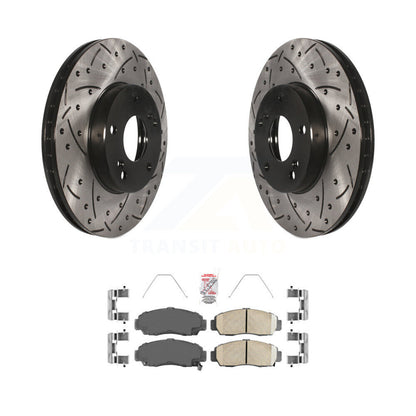 Coated Disc Rotors and Ceramic Brake Pads Kit-KDA-100357