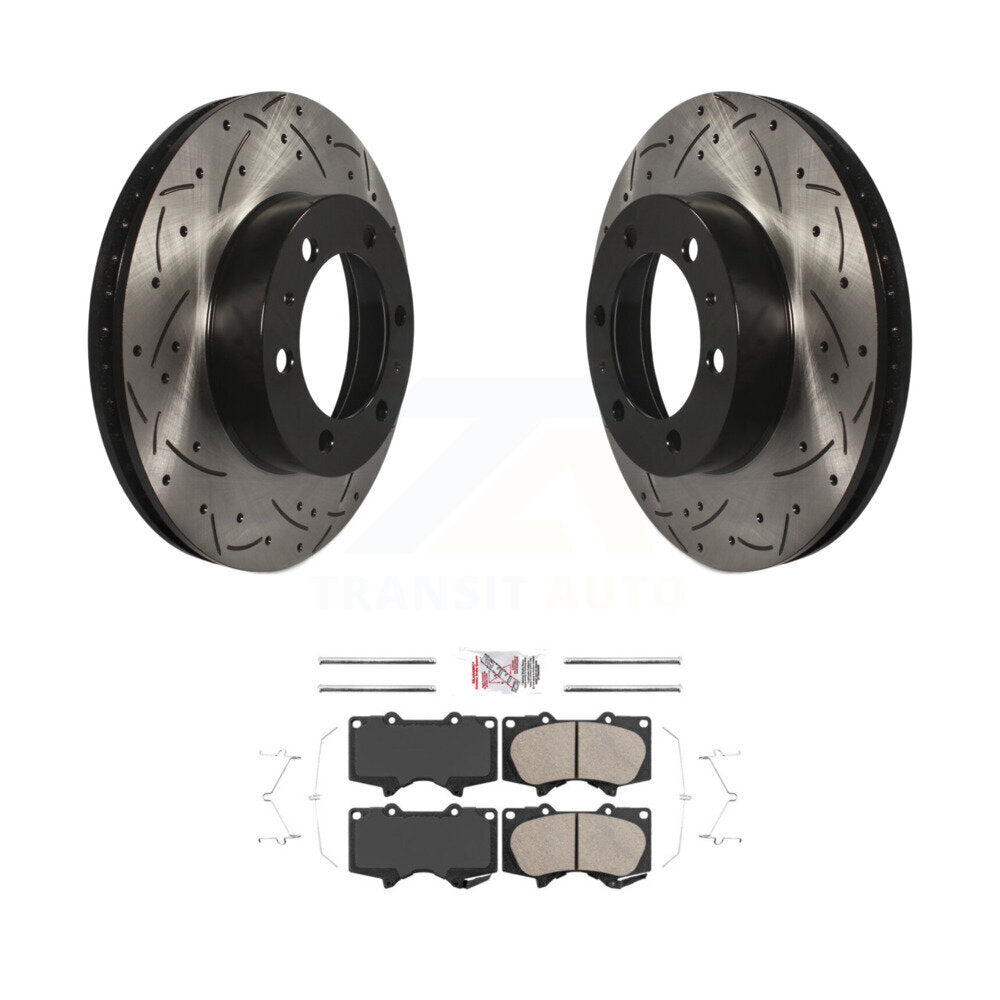 coated disc rotors and ceramic brake pads-kda-100368 - Kit.bestparts.ca