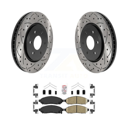 Coated Disc Rotors and Ceramic Brake Pads Kit-KDA-100400 - Kit.bestparts.ca