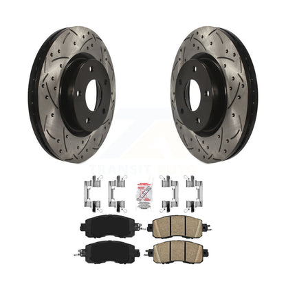 Coated Disc Rotors and Ceramic Brake Pads Kit-KDA-100426 - Kit.bestparts.ca