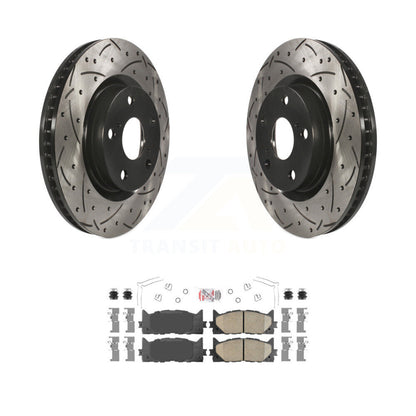 Coated Disc Rotors and Ceramic Brake Pads Kit-KDA-100441 - Kit.bestparts.ca