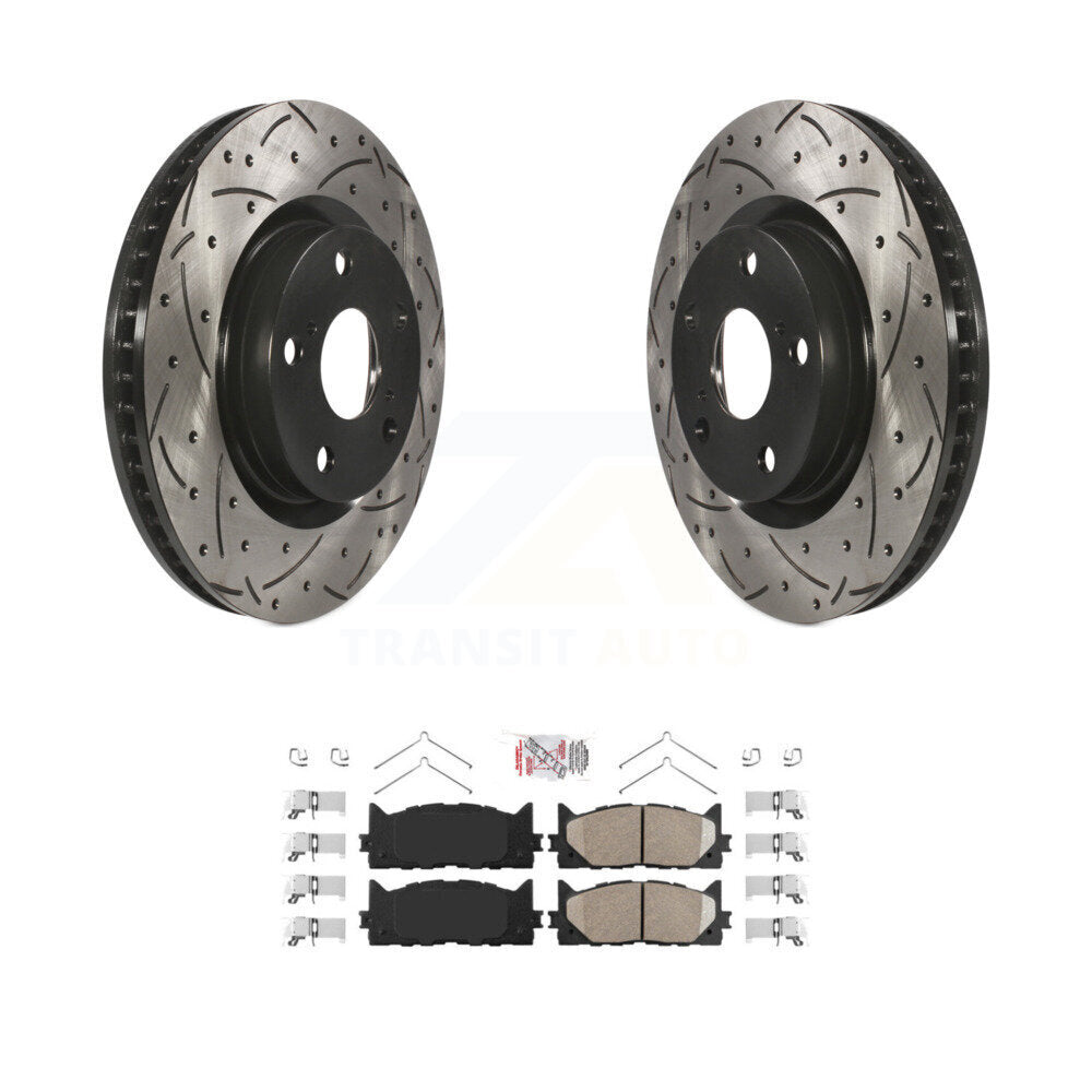 Coated Disc Rotors and Ceramic Brake Pads Kit-KDA-100442 - Kit.bestparts.ca Kit.bestparts.ca