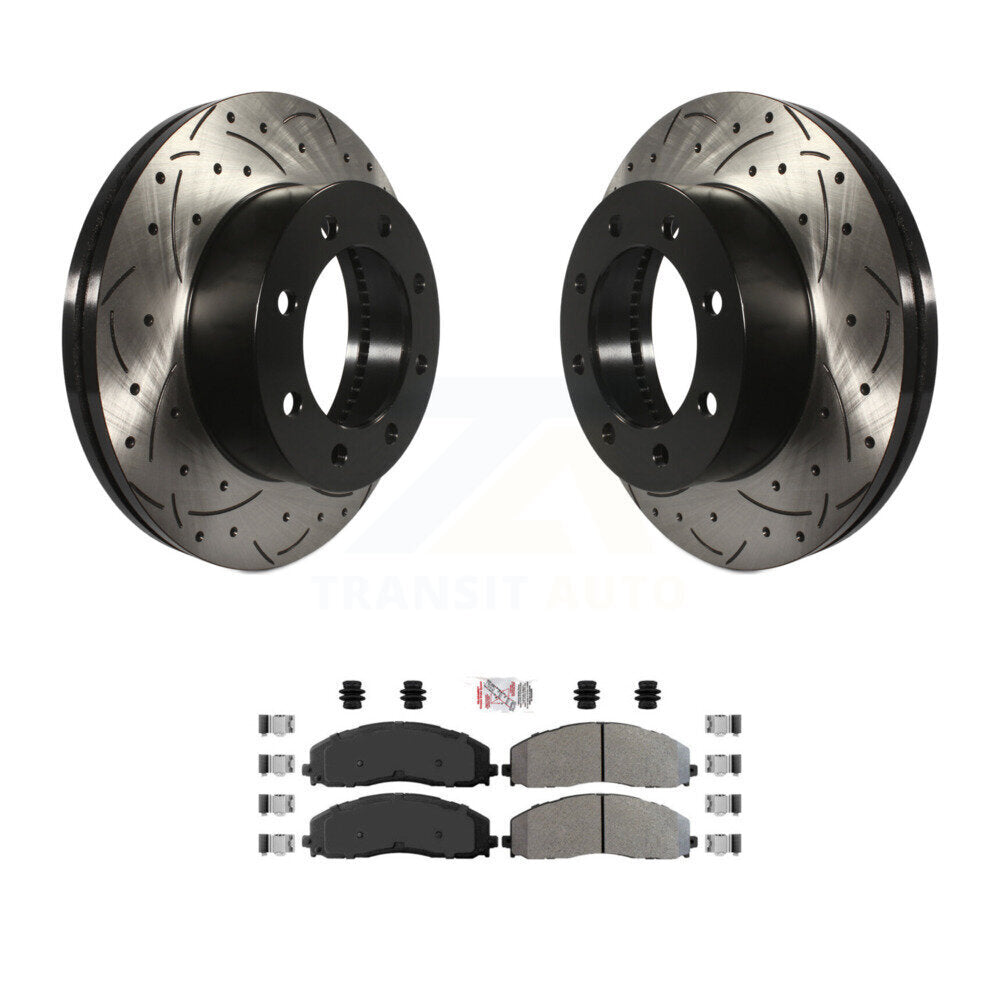 Coated Disc Rotors and Semi-Metallic Brake Pads Kit-KDA-100446 - Kit.bestparts.ca