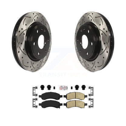 Coated Disc Rotors and Ceramic Brake Pads Kit-KDA-100491 - Kit.bestparts.ca
