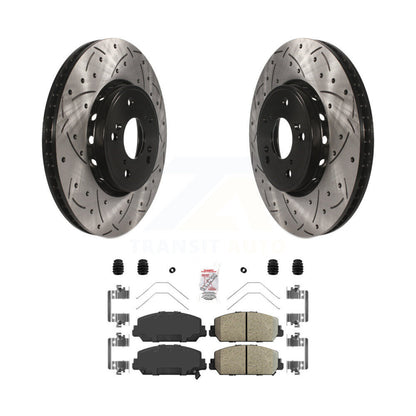 Coated Disc Rotors and Ceramic Brake Pads Kit-KDA-100509 - Kit.bestparts.ca