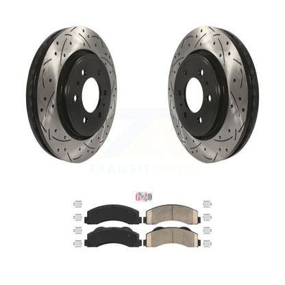Coated Disc Rotors and Ceramic Brake Pads Kit-KDA-100521 - Kit.bestparts.ca