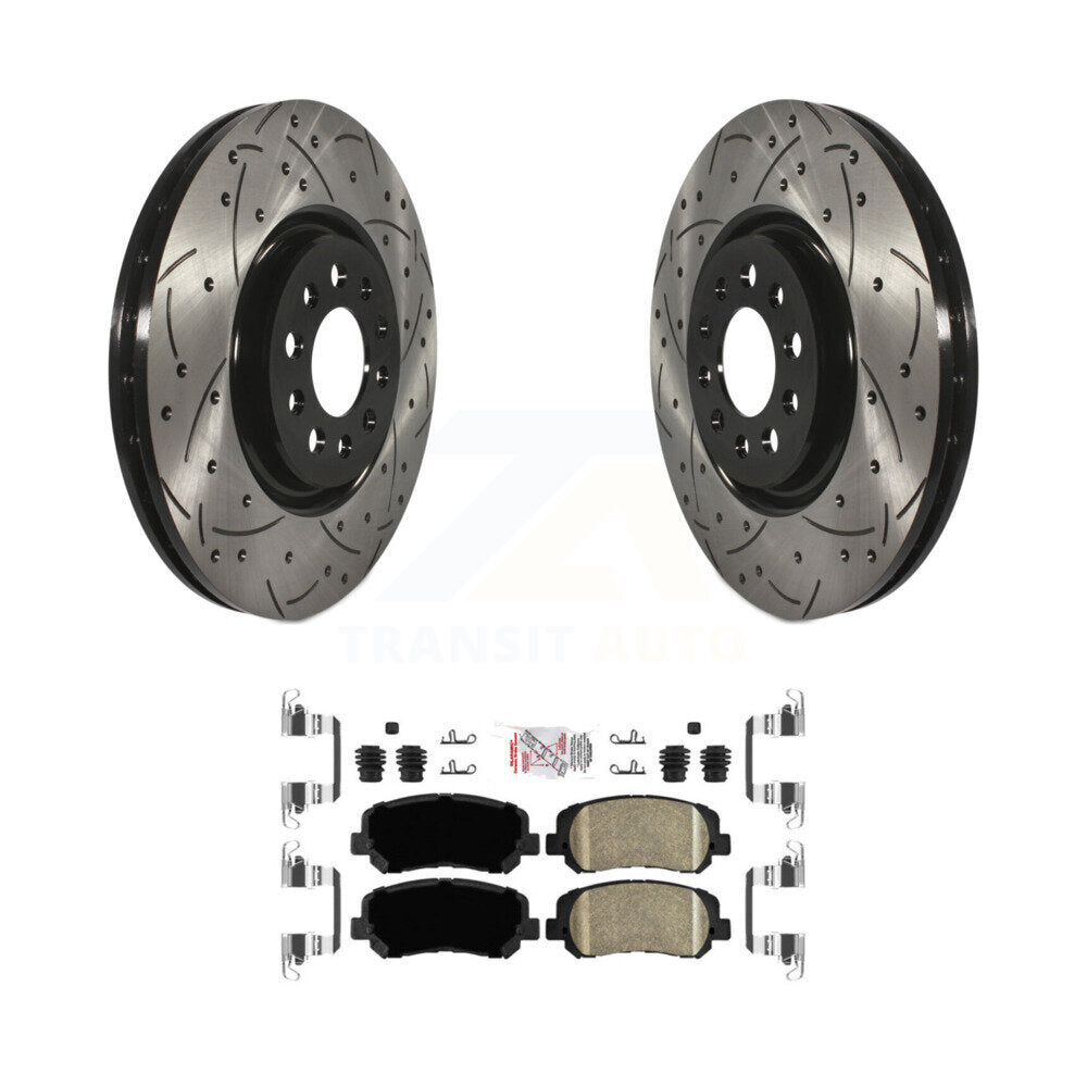 Coated Disc Rotors and Ceramic Brake Pads Kit-KDA-100542 - Kit.bestparts.ca Kit.bestparts.ca