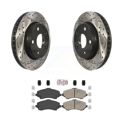 Coated Disc Rotors and Ceramic Brake Pads Kit-KDA-100545 - Kit.bestparts.ca