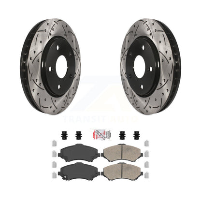 Coated Disc Rotors and Ceramic Brake Pads Kit-KDA-100552 - Kit.bestparts.ca
