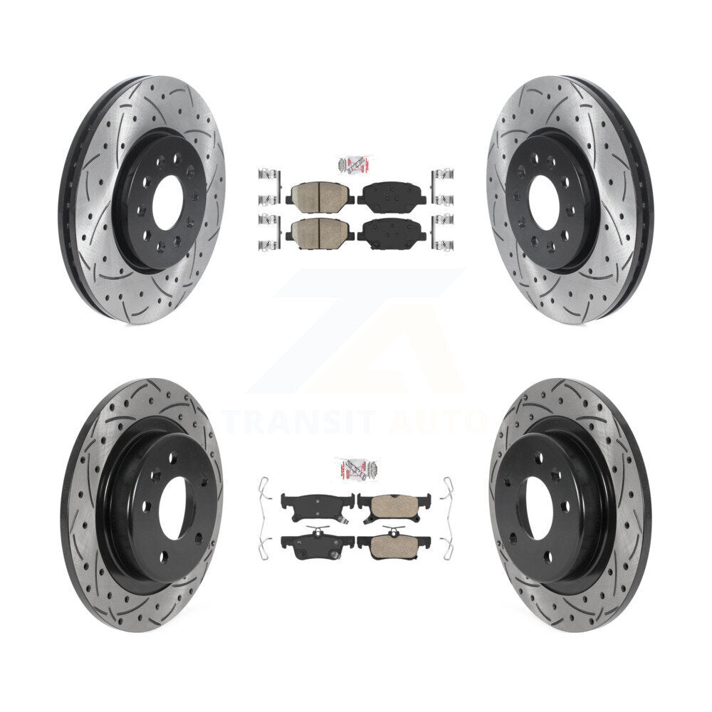 Disc Rotors and Ceramic Brake Pads Kit-KDA-100706 - Kit.bestparts.ca