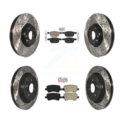 Disc Rotors and Ceramic (Front) & Semi-Metallic (Rear) Brake Pads Kit-KDA-100708 - Kit.bestparts.ca