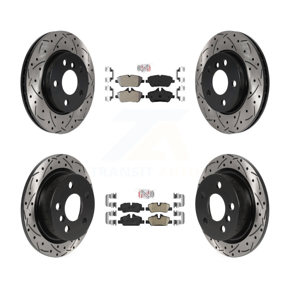 Disc Rotors and Semi-Metallic (Front) & Ceramic (Rear) Brake Pads Kit-KDA-100728 - Kit.bestparts.ca Kit.bestparts.ca