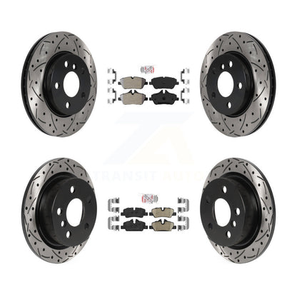Disc Rotors and Semi-Metallic (Front) & Ceramic (Rear) Brake Pads Kit-KDA-100728 - Kit.bestparts.ca